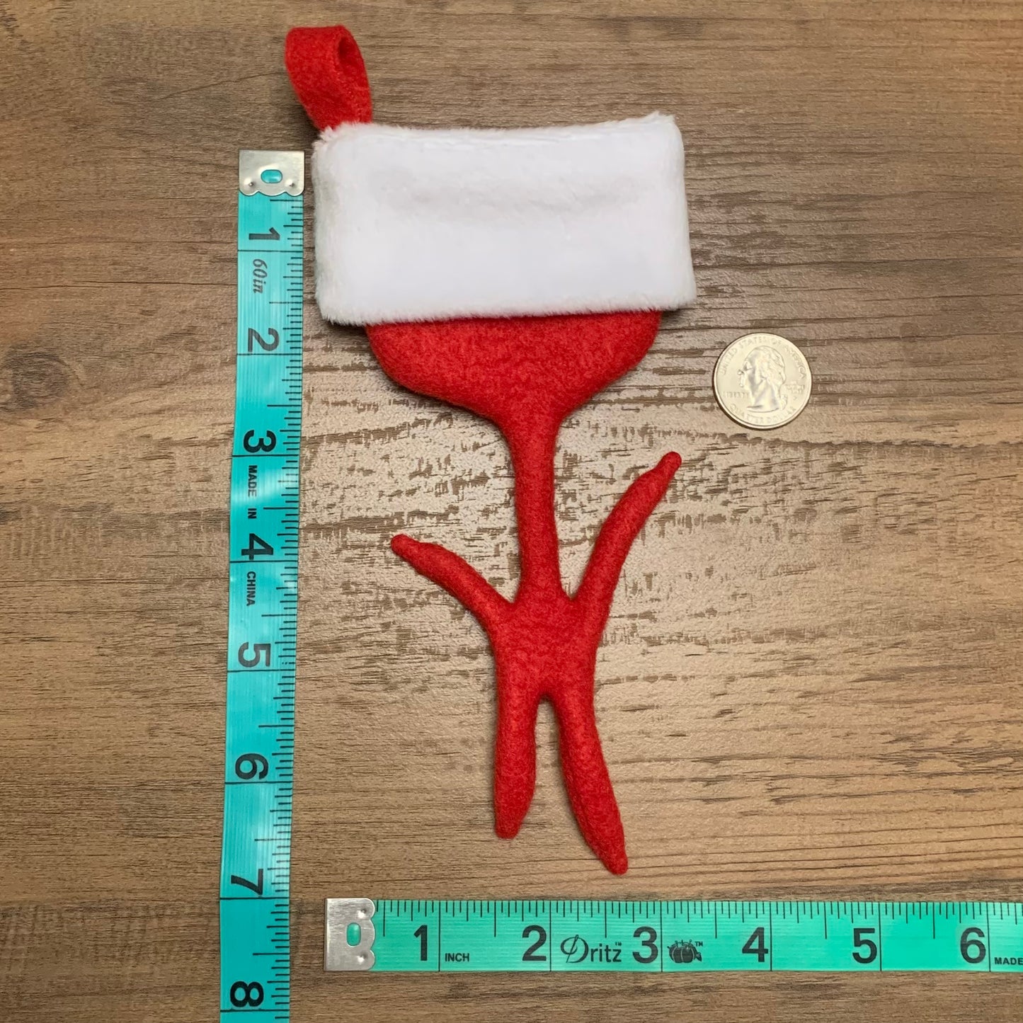 Tank Large Parrot Zygodactyl Bird foot shaped Christmas stocking, Macaw, African Grey, Cockatoo foot shaped