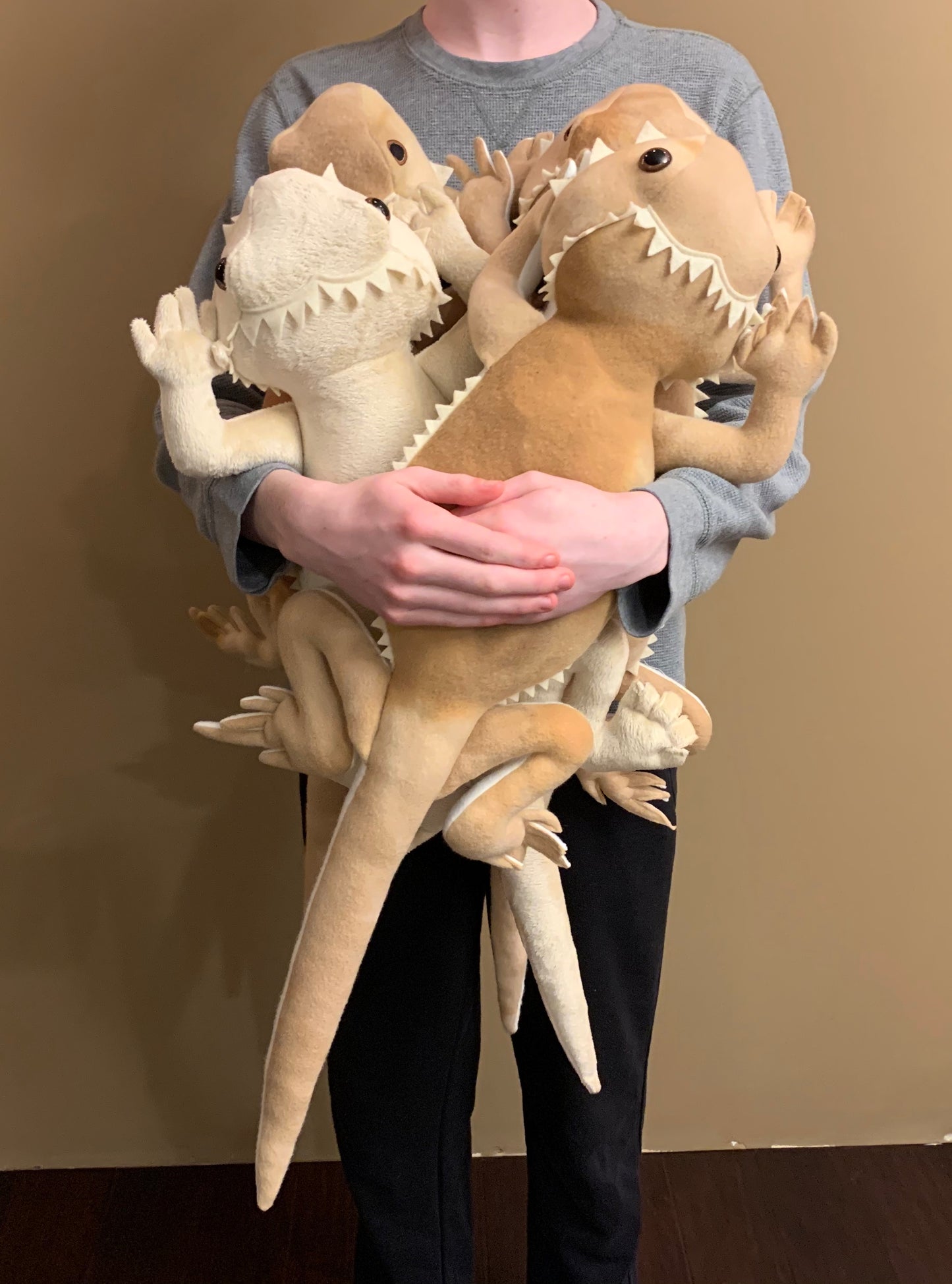 Huggable Beardie Stuffie PDF Sewing Pattern and Tutorial Booklet, Bearded Dragon, Printable PDF