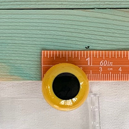 12mm Yellow Plastic Eyes, Animal Eyes, Craft Eyes – Sew Thrifty Couture