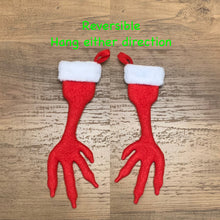 Load image into Gallery viewer, TINY Chicken Foot Christmas Stocking
