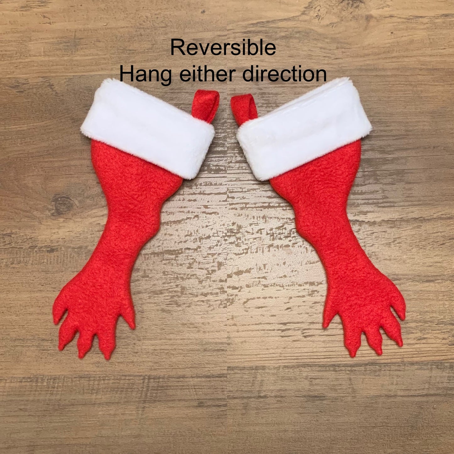 Tank Size Ferret Foot Christmas Stocking