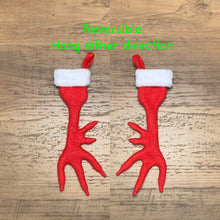 Load image into Gallery viewer, TINY Silkie Chicken Foot Christmas Stocking
