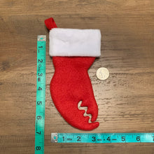 Load image into Gallery viewer, Tank Hermit Crab Claw Christmas Stocking, Crustacean Gift, Foot Shaped Stocking
