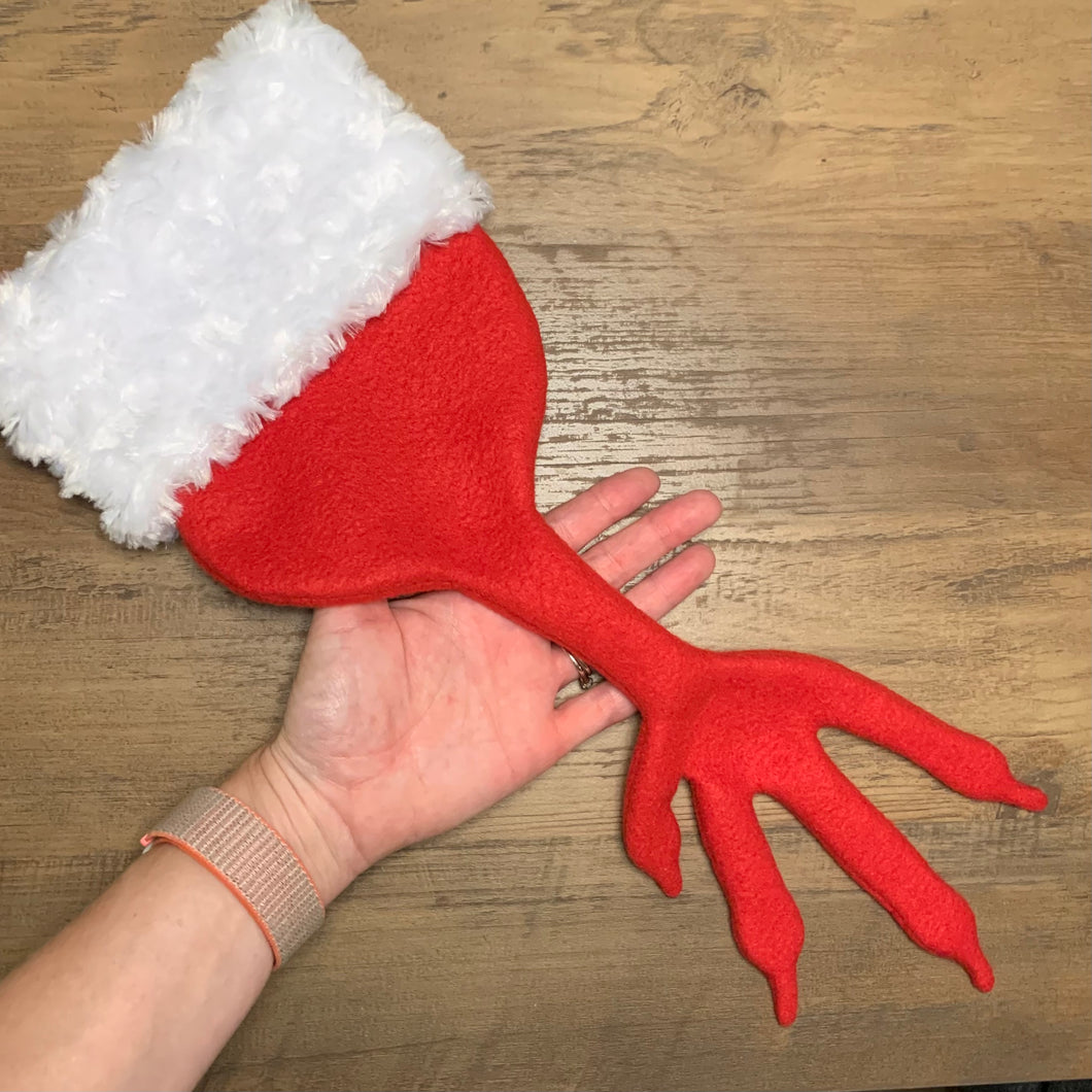 Chicken Foot Christmas Stocking, extra large 16 inch