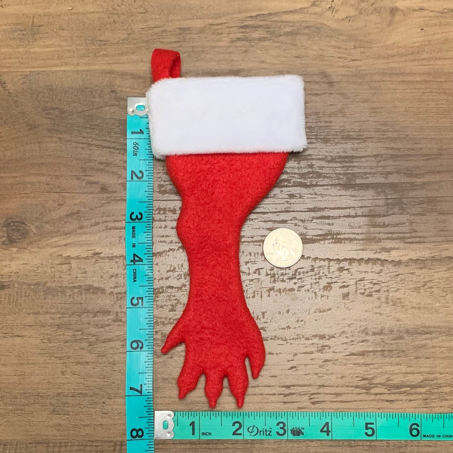 Tank Size Ferret Foot Christmas Stocking