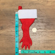 Load image into Gallery viewer, Tank Size Ferret Foot Christmas Stocking
