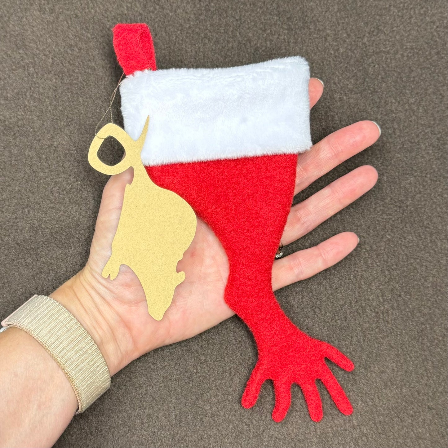 Tank Rat Foot Christmas Stocking