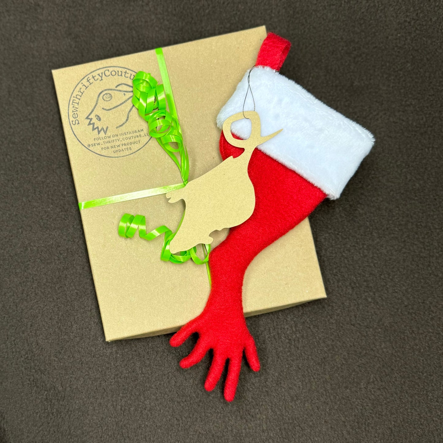 Tank Rat Foot Christmas Stocking