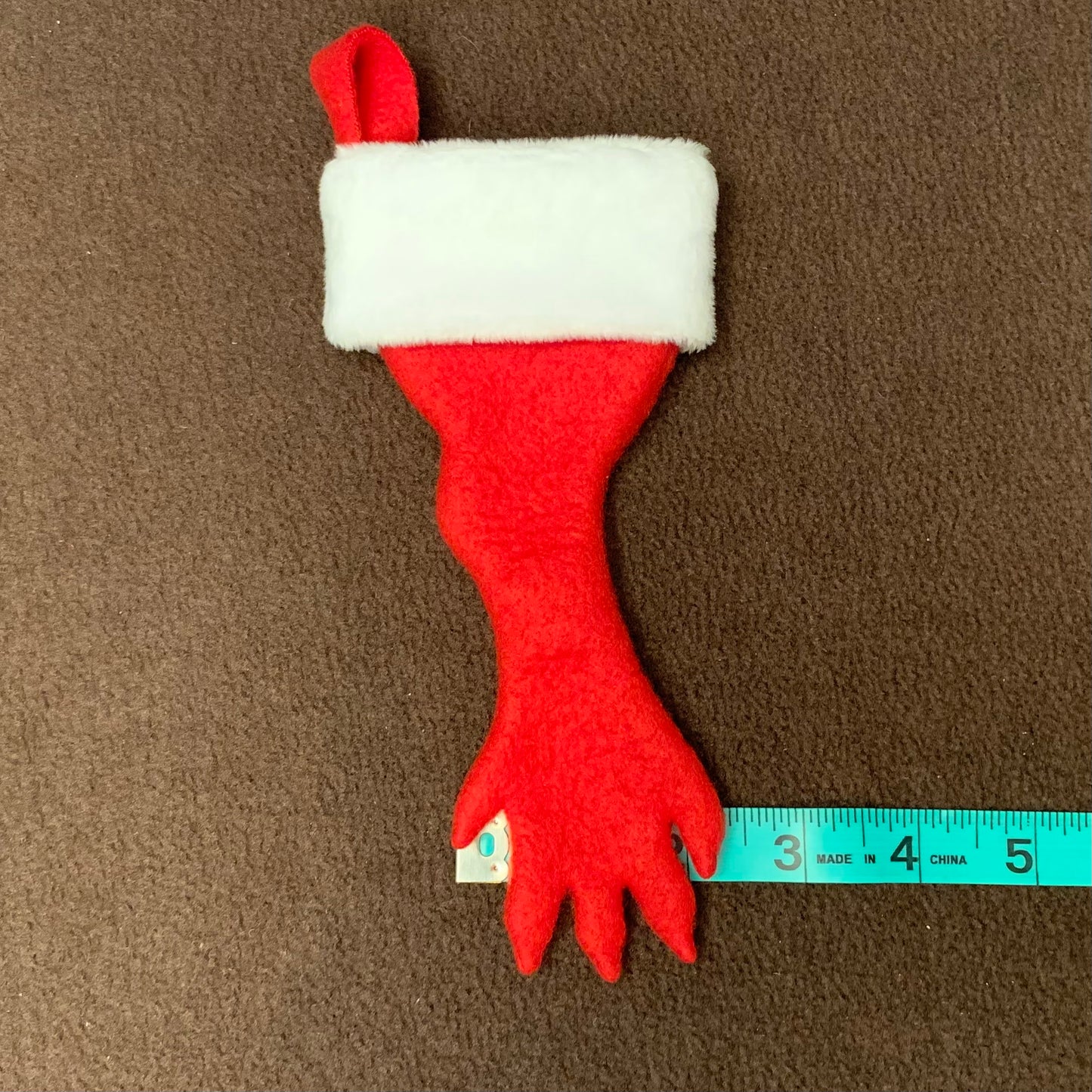 Tank Size Ferret Foot Christmas Stocking