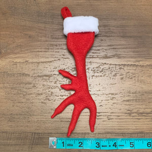TINY Silkie Chicken Foot Christmas Stocking