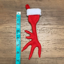Load image into Gallery viewer, TINY Silkie Chicken Foot Christmas Stocking
