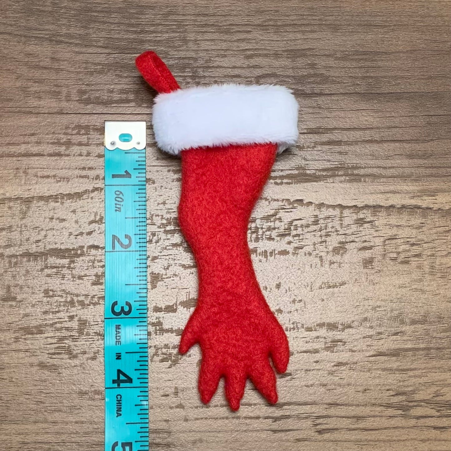 TINY Ferret Foot Christmas Stocking