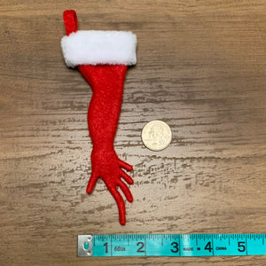 TINY Bearded Dragon "sexy leg" Christmas Stocking Ornament