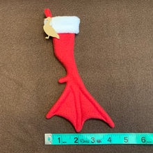 Load image into Gallery viewer, TINY Duck, Goose Foot Christmas Stocking
