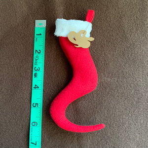 TINY Snake Tail Christmas Stocking
