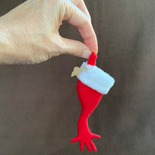 Load image into Gallery viewer, TINY Rat Foot Christmas Stocking
