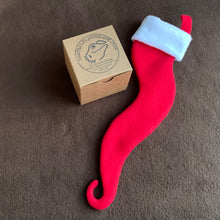 Load image into Gallery viewer, Tank Size Snake Tail Christmas Stocking
