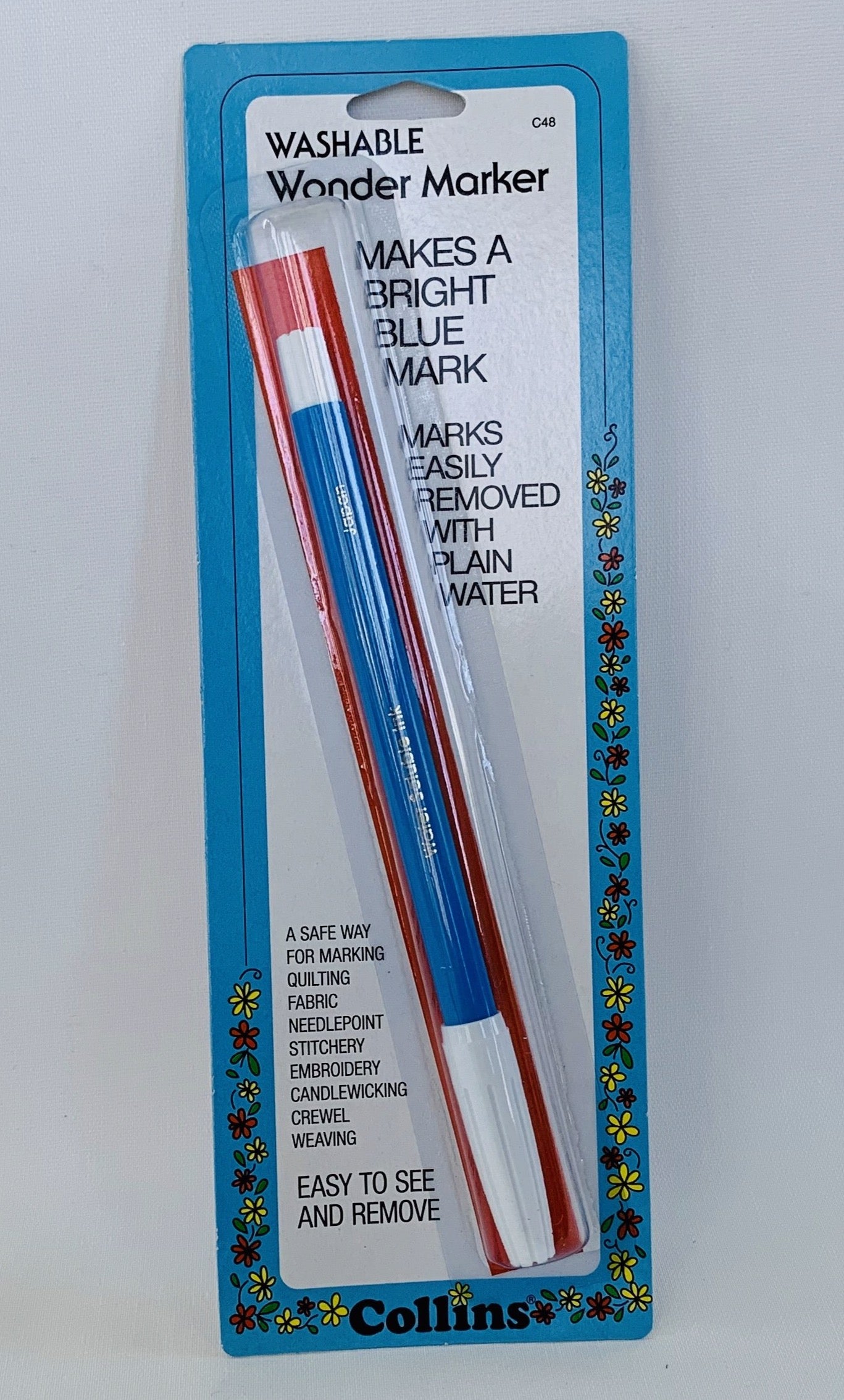 Blue Water Soluble Pen