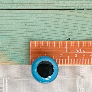 18mm Blue Plastic Eyes, Animal Eyes, Craft Eyes