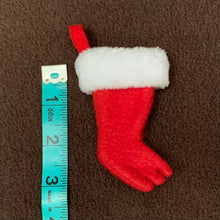 Load image into Gallery viewer, TINY Chameleon Christmas Stocking Ornament
