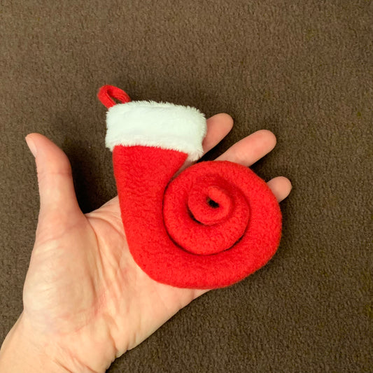 TINY Chameleon Tail Christmas Stocking Ornament