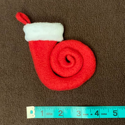 TINY Chameleon Tail Christmas Stocking Ornament