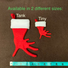 Load image into Gallery viewer, Tank Size Crocodile Skink Christmas Stocking
