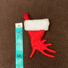 Load image into Gallery viewer, TINY Crocodile Skink Foot Shaped Christmas Stocking Ornament
