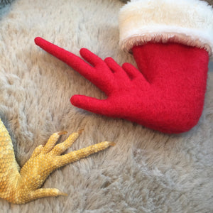 TINY Bearded Dragon, Toad Headed Agama, Anole Christmas Stocking Ornament