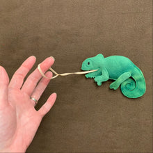 Load image into Gallery viewer, Chameleon Christmas Ornament
