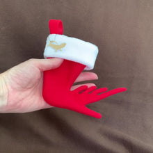 Load and play video in Gallery viewer, Tank Size Bearded Dragon, Toad Headed Agama, Anole Christmas Stocking
