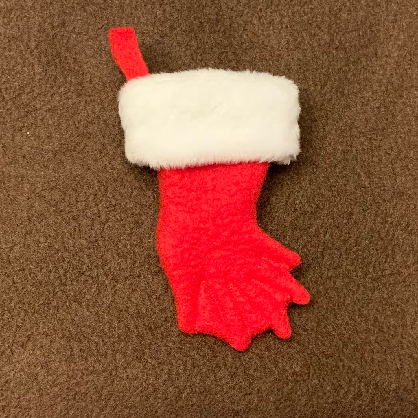 TINY Turtle Foot Christmas Stocking