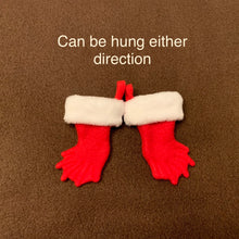 Load image into Gallery viewer, TINY Turtle Foot Christmas Stocking
